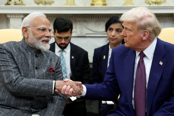 <p>El primer ministro indio, Narendra Modi, se reúne con el presidente estadounidense, Donald Trump, en la Casa Blanca el 13 de febrero de 2025. Foto: Reuters. </p>