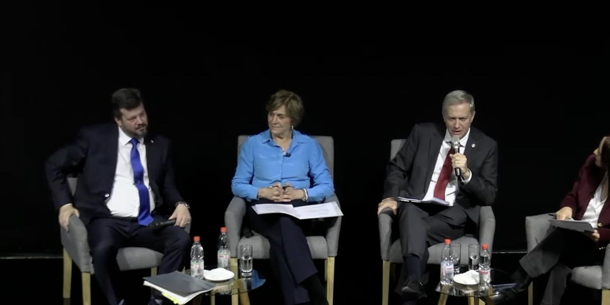 <p>Ahora en DF | Así fue el debate entre Matthei, Kast y Kaiser en Enatrans 2025</p>