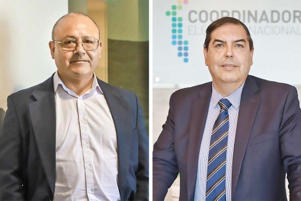 <p>Marco Mancilla, secretario ejecutivo de la Comisión Nacional de Energía (CNE). Juan Carlos Olmedo, presidente consejo directivo Coordinador Eléctrico. Fotos: Archivo</p>