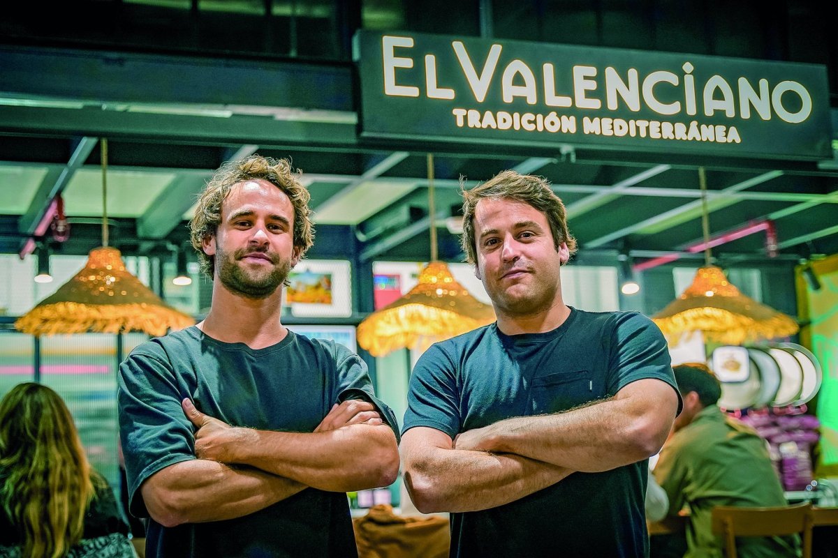 <p>La ruta de la dupla chilena-española detrás del restaurante El Valenciano</p>