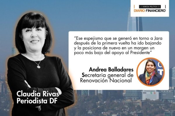 La Vereda Política de DF | Andrea Balladares (RN): “Ese espejismo que se generó en torno a Jara después de la primera vuelta ha ido bajando"
