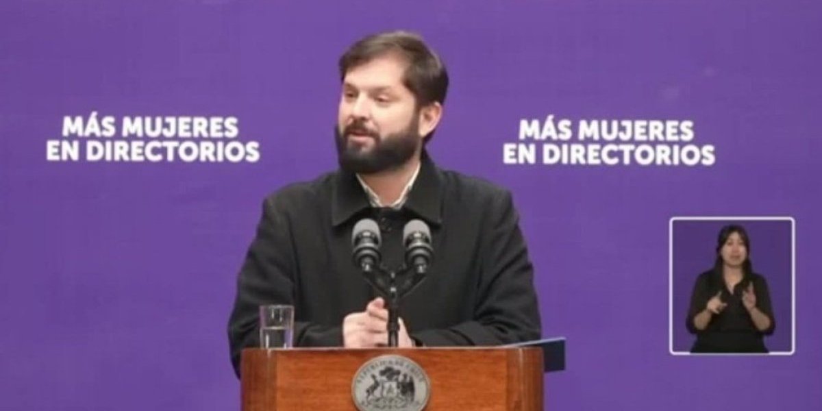 <p>Ahora en DF | Presidente Boric promulga la "Ley Más Mujeres en Directorios"</p>