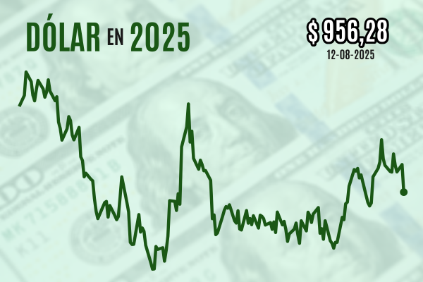 <p>Dólar se hunde casi $ 15 al cierre en mayor caída desde abril tras dato de inflación que despeja camino para recorte de tasas en EEUU</p>