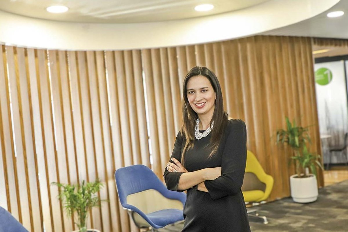 <p>La presidenta de la CIF y country manager de Pfizer para el Clúster Andino, Andrea Uribe. Foto: Julio Castro</p>