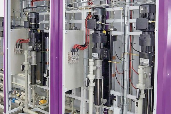 Planta de tratamiento de aguas con tecnología de electrocoagulación.