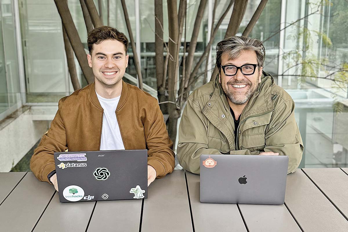 <p>Fernando Smith y Andrés Valdivia, fundadores de Gokei.</p>