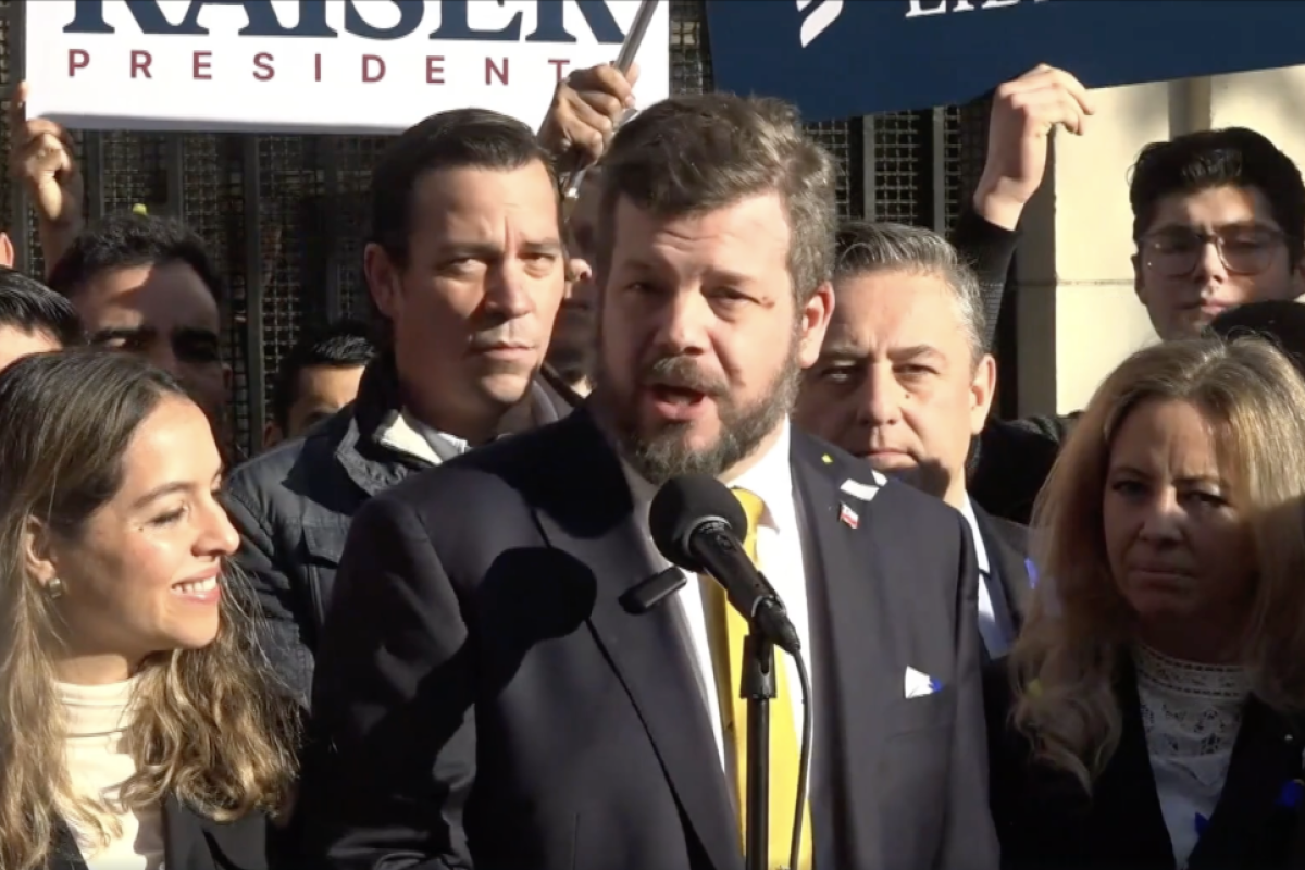 <p>Ahora en DF | Johannes Kaiser inscribe su candidatura presidencial en el Servel</p>