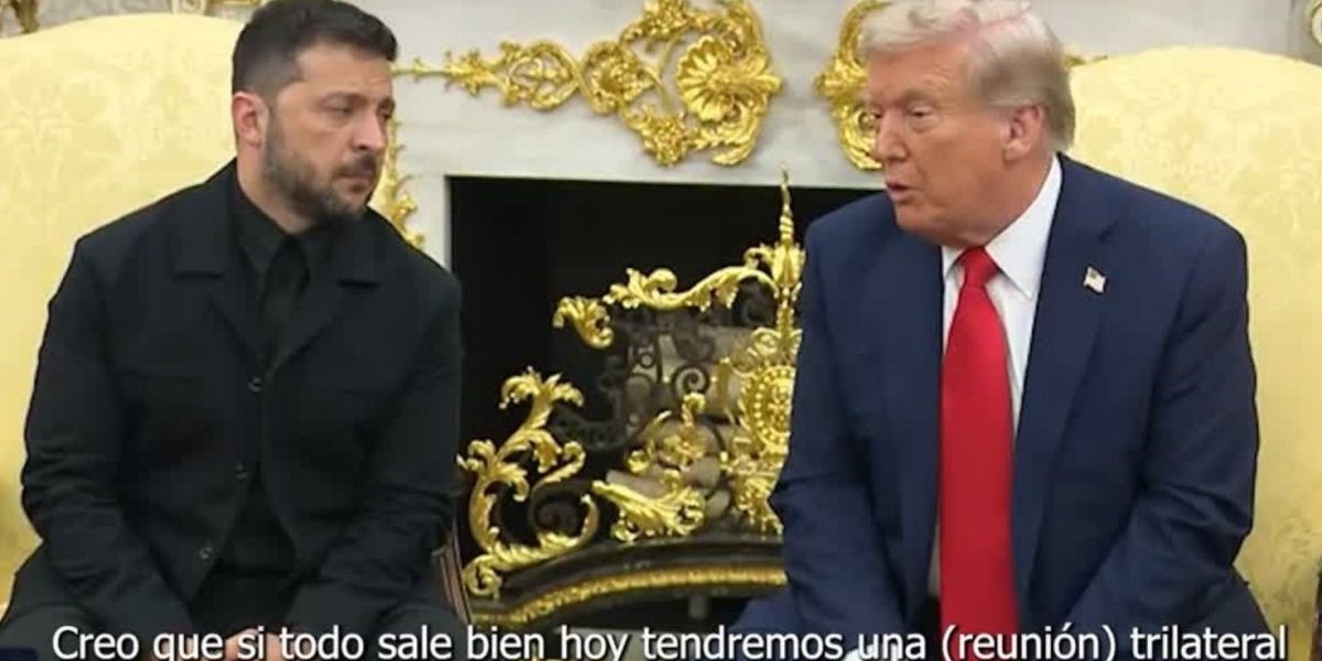 <p>Ahora en DF | Trump y Zelenski apoyan celebrar una reunión trilateral con Putin para cerrar un acuerdo de paz</p>
