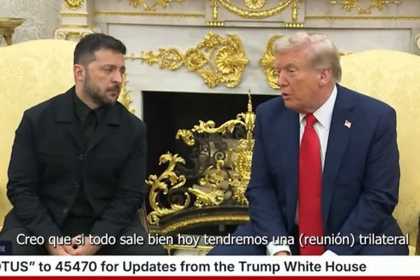<p>Ahora en DF | Trump y Zelenski apoyan celebrar una reunión trilateral con Putin para cerrar un acuerdo de paz</p>