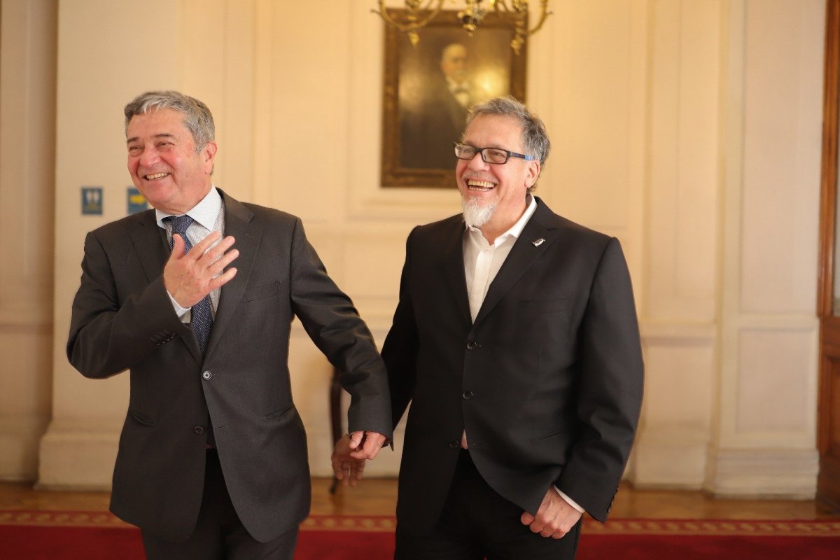 <p>Juan Antonio Coloma y Ricardo Lagos Weber: la dupla de senadores que deja el Parlamento</p>