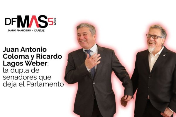 <p>🎉#DFMASCumple5 | Juan Antonio Coloma y Ricardo Lagos Weber: la dupla de senadores que deja el Parlamento</p>