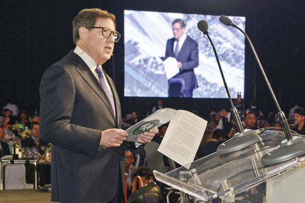 <p>Presidente de la organización que agrupa a la grand median y pequeña minería, Jorge Riesco. </p>