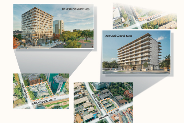 Brazo inmobiliario de Southern Cross suma seis anteproyectos en terrenos en venta donde se ubican estaciones Aramco
