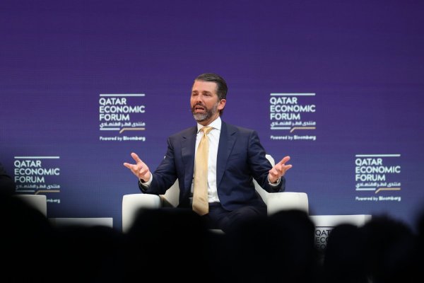 <p>Donald Trump Jr en el Foro Económico de Catar 2025 realizado en mayo. (Foto: Bloomberg)</p>