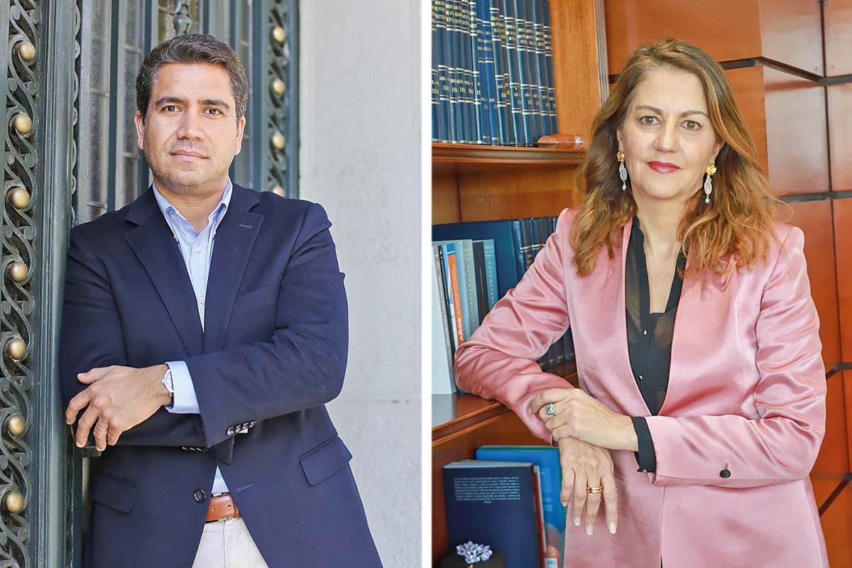 <p>El presidente de la Cámara Nacional de Comercio (CNC), José Pakomio, y la presidenta de la Cámara de Comercio de Santiago (CCS), María Teresa Vial. Fotos: Julio Castro y José Montenegro.</p>