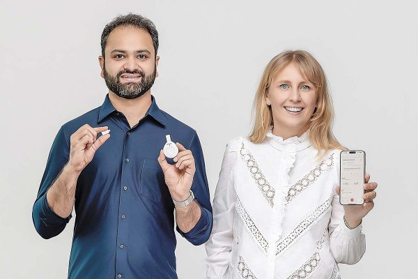 Jemish Parmar y Maria Hahn, fundadores de Nutrix.