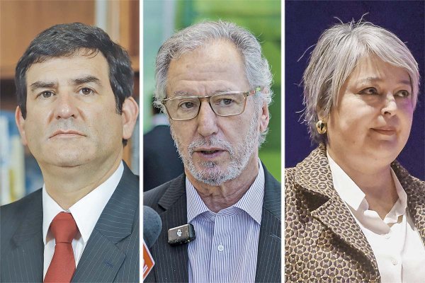 <p>Alberto Naudon consejero del Banco Central. Alvaro García, ministro de Economía. Jeannette Jara, candidata presidencial. Fotos: Aton y Archivo</p>