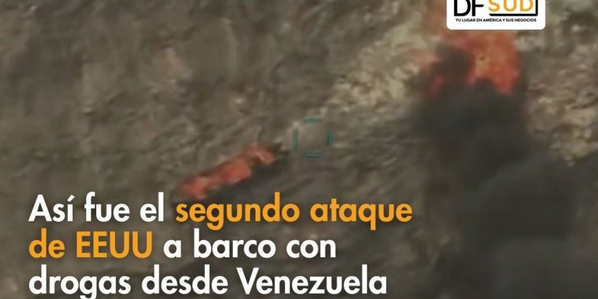 <p>Ahora en DF SUD | Así fue el segundo ataque de EEUU a barco con drogas desde Venezuela</p>