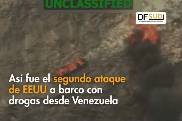 <p>Ahora en DF SUD | Así fue el segundo ataque de EEUU a barco con drogas desde Venezuela</p>