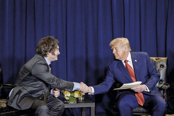 <p>Después de ofrecer su discurso ante la ONU, Trump se reunió con Milei. Foto: Reuters</p>