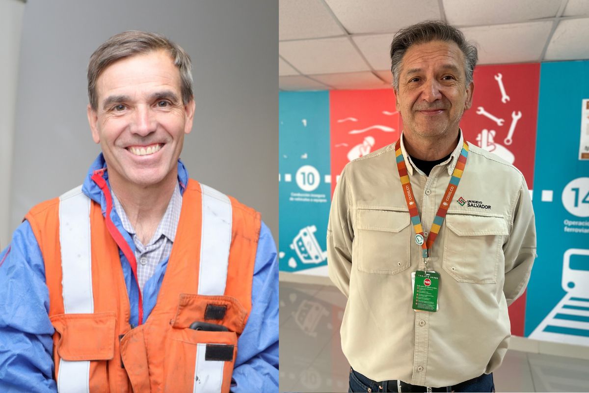 <p>Claudio Sougarret y Patricio Viveros, nuevos gerentes generales de las divisiones El Teniente y Salvador, respectivamente.</p>