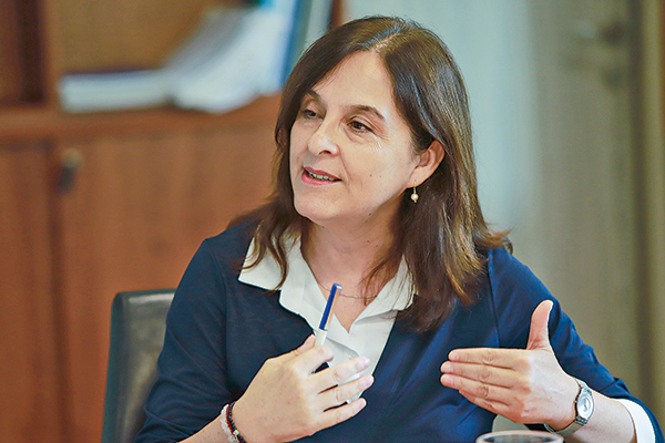 <p>Marie Claude Plumer, superintendenta de Medio Ambiente. Foto: Julio Castro</p>
