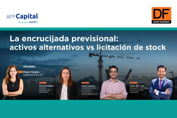 <p>DF Live | La encrucijada previsional: activos alternativos vs licitación de stock</p>