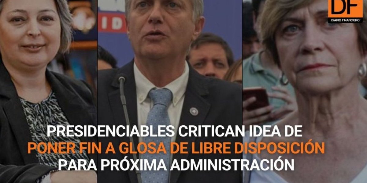 <p>Ahora en DF | Presidenciables critican idea de poner fin a glosa de libre disposición para próxima administración</p>