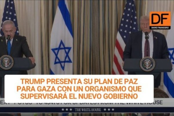 <p>Ahora en DF | Trump presenta su plan de paz para Gaza con un organismo que supervisará el nuevo gobierno</p>