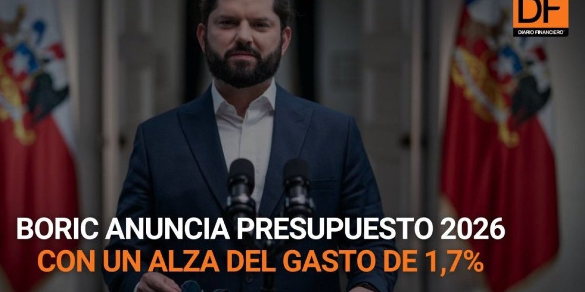 <p>Ahora en DF | Boric anuncia Presupuesto 2026 con un alza del gasto de 1,7%</p>