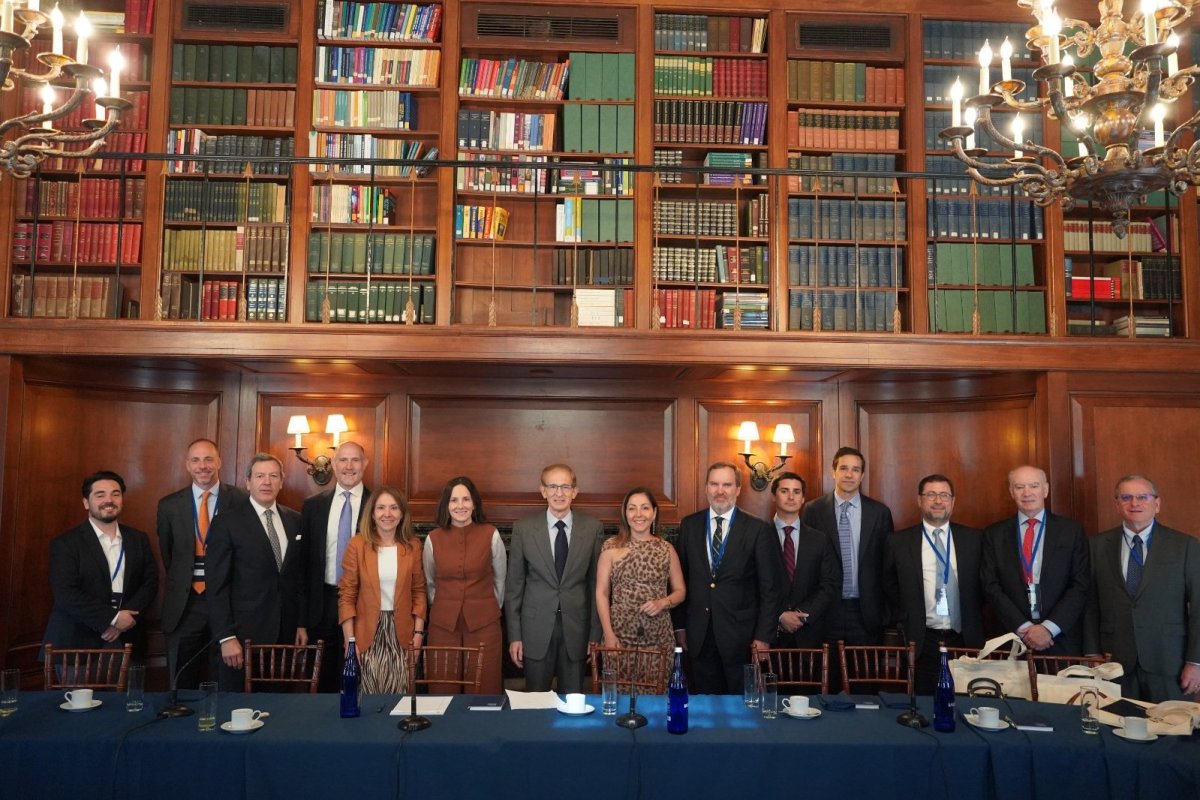 <p>Desde Yarur a Von Appen: la delegación empresarial chilena que se reunió con Wall Street y altos funcionarios del Gobierno de Trump</p>