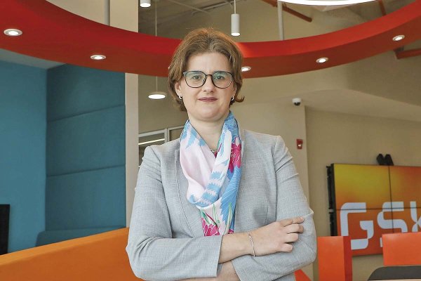 La gerenta general de GSK en Chile, Perú y Ecuador, Erika Pagani. Foto: Julio Castro