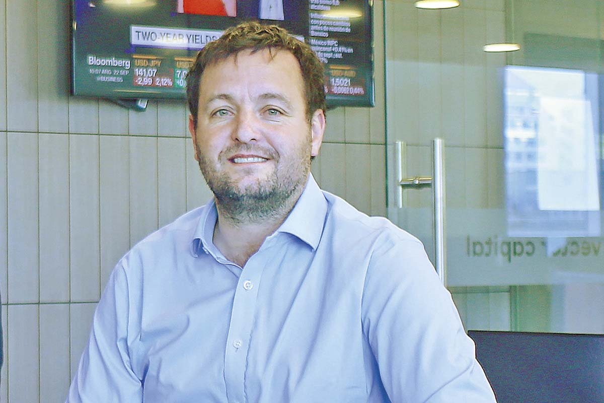 <p>El socio y gerente general de Vector Capital, Federico Goycoolea. Foto: Verónica Ortíz</p>