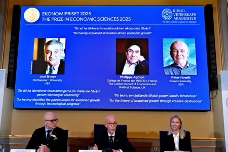 <p>Joel Mokyr, Philippe Aghion y Peter Howitt ganan el Premio Nobel de Economía 2025</p>