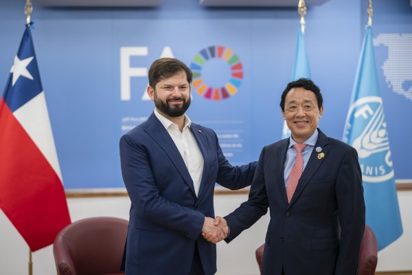 <p>Presidente Boric aborda candidatura de Michelle Bachelet a la ONU con director general de la FAO</p>