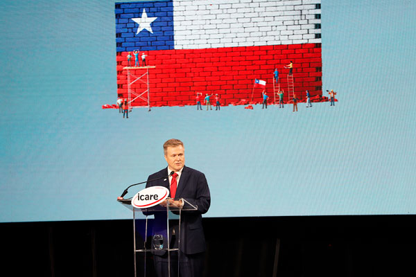 <p>El presidente de Icare, Holger Paulmann, se hizo eco del escenario electoral. Foto: Julio Castro</p>