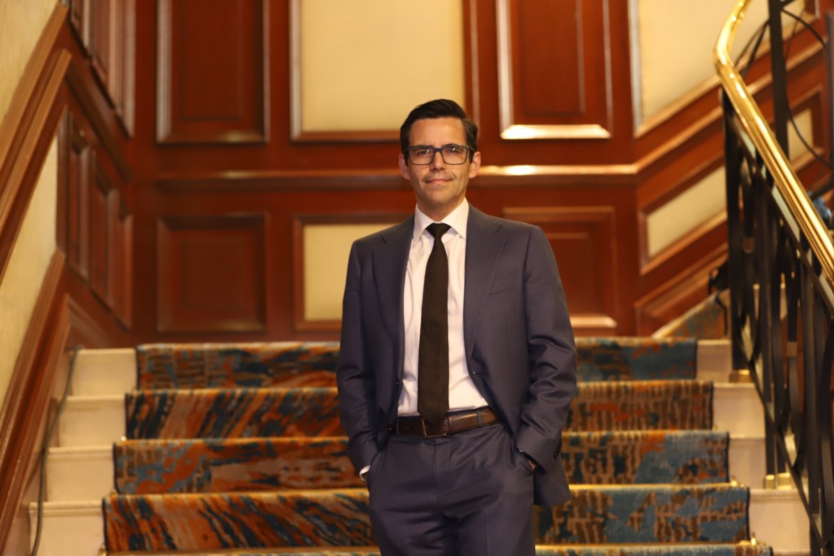 <p>Sergio Urzúa expuso en el marco del seminario Picton Latam Summit 2025. Foto: Julio Castro.</p>