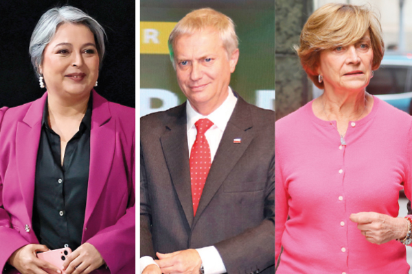 <p>Jeannette Jara, José Antonio Kast y Evelyn Matthei. Fotos: Aton</p>