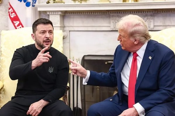 <p>Trump instó a Zelenski a aceptar las condiciones de Putin o será "destruido" por Rusia</p>