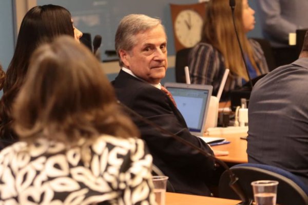 <p>El exgerente general de SQM, Patricio Contesse, en la audiencia de este miércoles. Foto: José Montenegro.</p>