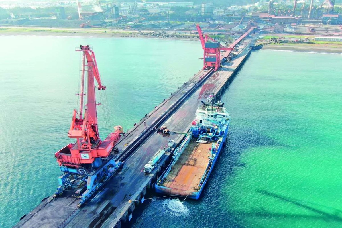 <p>El muelle Huachipato en la Región del Biobío.</p>