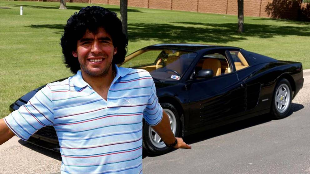 <p>Jorge Yarur lleva el mítico Ferrari de Maradona de exhibición a Buenos Aires</p>