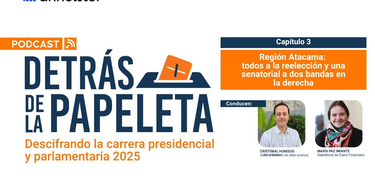 <p>🎙️ Detrás de la papeleta | Región Atacama: todos a la reelección y una senatorial a dos bandas en la derecha</p>