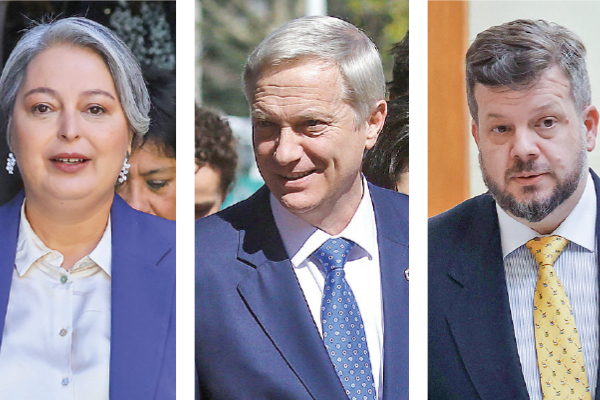 <p>Jeannette Jara, carta presidencial del pacto Unidad por Chile. José Antonio Kast. aspirante a La moneda del Partido Republicano. Johannes Kaiser, candidato presidencial del Partido Nacional Libertario. Fotos: Aton</p>