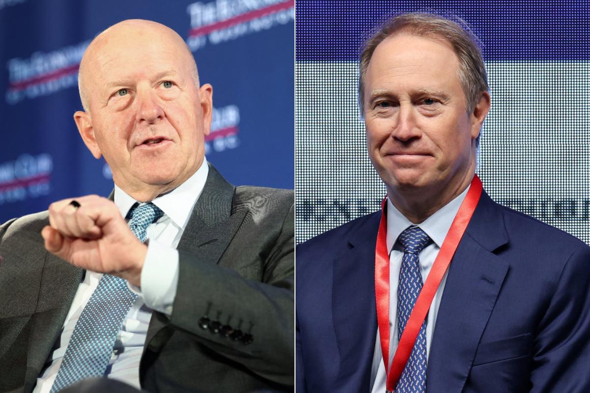 <p>David Salomon y Ted Pick. Fotos: Reuters</p>