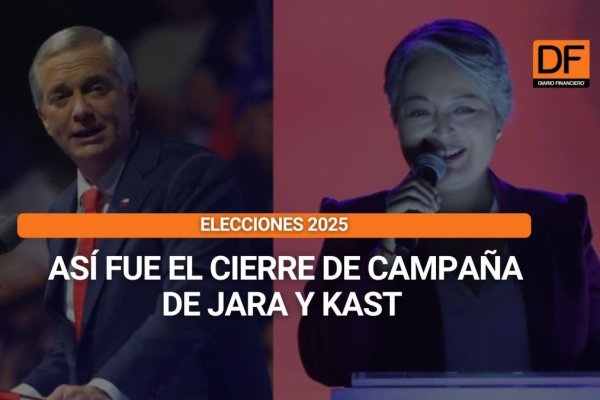 <p>Ahora en DF | Así fue el cierre de campaña de Jara y Kast</p>