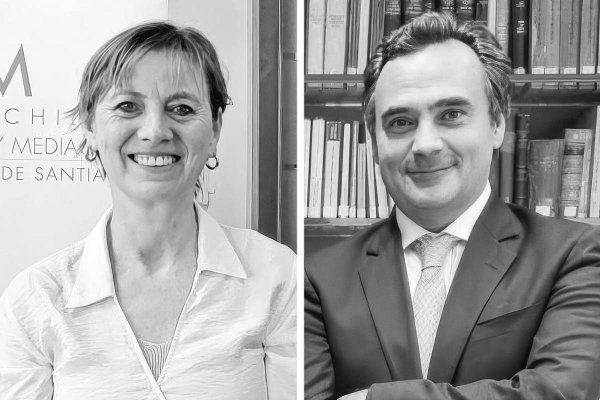 Johanna Klein, coordinadora de la Unidad de Defensa en Controversias Internacionales del Minrel. Rodrigo Díaz de Valdés, socio del estudio Baker Mckenzie y abogado de Bupa ante al Ciadi.