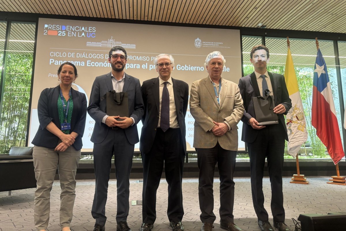 <p>Las declaraciones de Bohme se dieron en el marco de un debate junto al asesor económico de José Antonio Kast, Tomás Bunster, en la Facultad de Economía de la UC.</p>