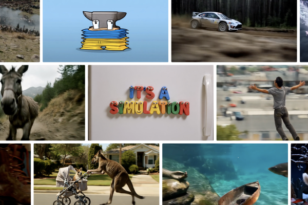 Capturas de los videos que puede generar el nuevo modelo de IA de Runway.