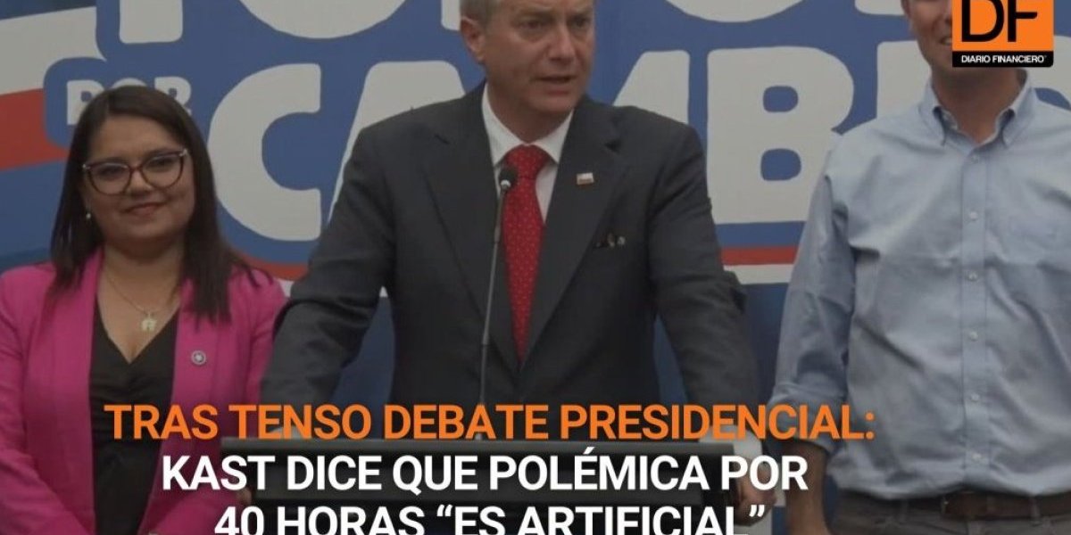 <p>Elecciones 2025 | Tras tenso debate presidencial: Kast dice que polémica por 40 horas “es artificial”</p>